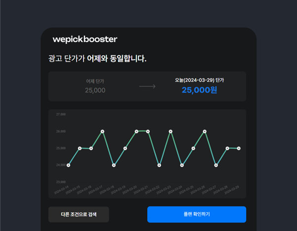 건기식 마케팅 단가 안내